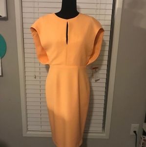 BLACK HALO ORANGE DRES SIZE 10